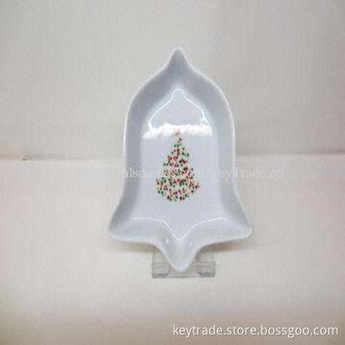 Fine Porcelain Appetizer Dish with Christmas Theme and Multi-shape